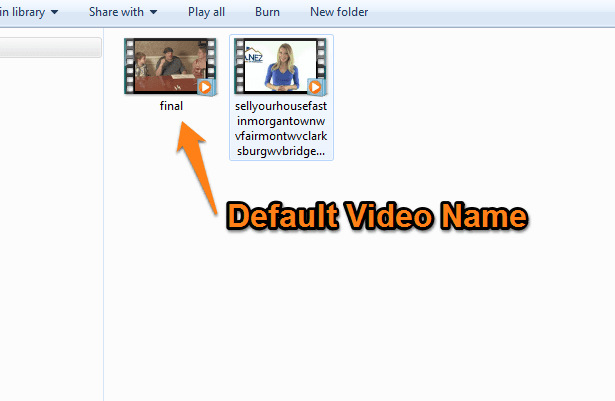 changing your YouTube video file name